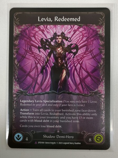 flesh and blood Levia, Redeemed Mervel cold foil