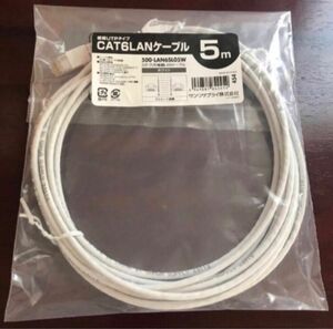 匿名・送料無料【CAT6 LANケーブル】5メートル★サンワサプライ