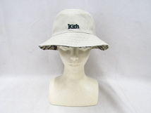 KITH キス リバーシブル バケットハット 中古品 ◆12046_画像5