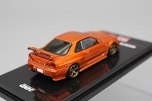 1/64スケール INNOオレンジRVスカイラインスポーツカーR34 nismo GT-Rコレクション_画像3