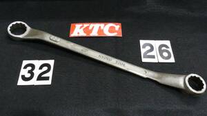 ＜27075＞　KTC　めがねレンチ　26-32ｍｍ　　前モデル　当時物　バブリー時代