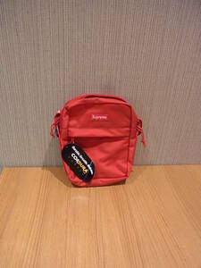 Supreme Shoulder Bag red 18ss レッド ショルダー バッグ 鞄 赤 新品 国内正規品 box logo ボックス ポーチ