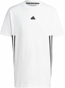 ☆adidas Tシャツ フューチャー アイコン 3ストライプス ECT41 ホワイト XL 新品