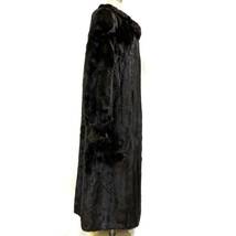 【七福】fk2446 BLACKGLAMA ブラックグラマ 超ロングコート デザインコート ミンクコート ブラックミンク 貂皮 mink身丈 約 115cm_画像4