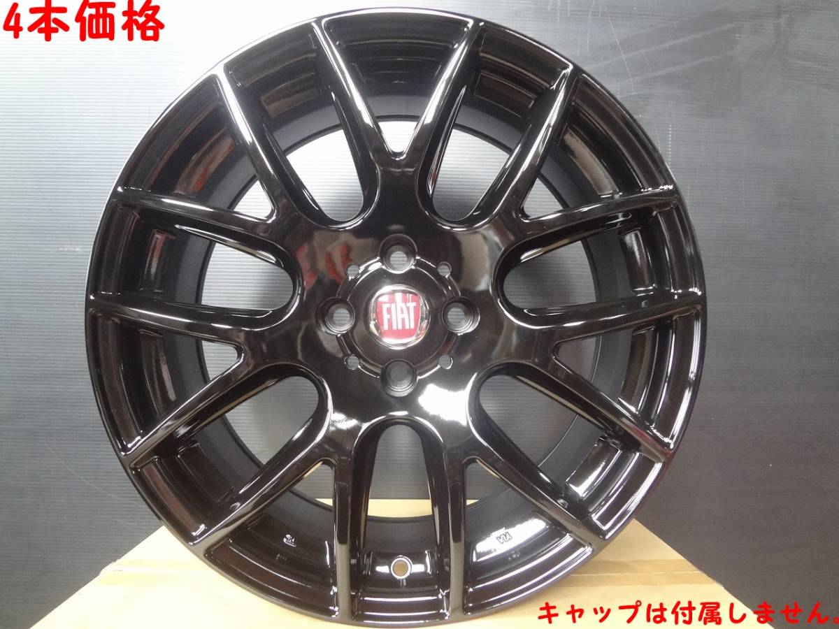 アウトレット取扱店 フィアット500 17インチ4本セット7J+35 98/4 極上