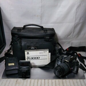 送料無料(４M2045)MINOLTA　ミノルタ　a9000　フイルムカメラ　フラッシュ　2800 AF　カメラバッグ