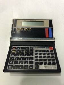 ■ c7-39【希少】昭和 レトロ CASIO カシオ DATA BANK PF-7100 現状品 ■