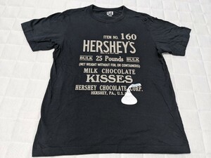 UNIQLO ユニクロ UT Tシャツ HERSHEYS ハーシーズ チョコレート 企業物 Mサイズ 黒 ブラック 