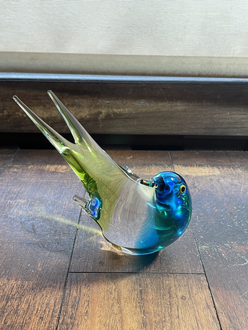 ヤフオク! -「鳥 置物 ガラス」(アンティーク、コレクション) の落札