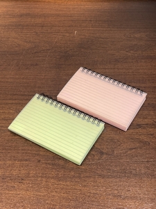 新品 メモ帳 ノート 2点 シンプル グリーン ピンク かわいい 小さなメモ帳 文具 文房具 Aa35