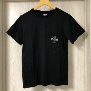 (k) STANDARD CALIFORNIA × RHC Ron Harman ポケットTシャツ Tee 半袖 黒 ブラック サイズS スタンダードカリフォルニア 両面プリント