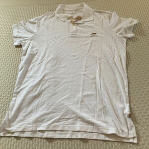 半袖ポロシャツ／アメリカンイーグル／未使用／タグ付／サイズXL／ホワイト／レターパックプラス対応送料520円