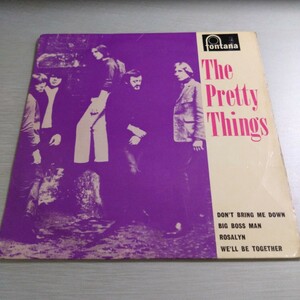 UKオリジナル THE PRETTY THINGS / DON'T BRING ME DOWN プリティ・シングス 4曲入りEPレコード