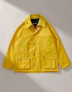 L PALM ANGELS パームエンジェルス　ワックス　オイル　コーティング　イエロー バブアー Barbour PALMANGELS