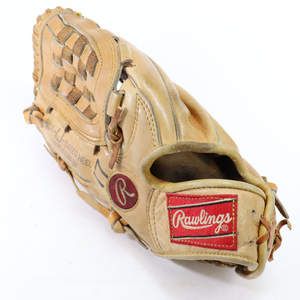 中古【Rawlings】ローリングス 軟式グローブオールラウンド 左投げ用 ナチュラル