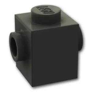 4214559 レゴ パーツ ブロック 1 x 1 - 2面スタッド [Black/ブラック] | LEGO純正品の バラ 売り