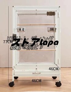  practical use * clear acrylic fiber bird cage several .. large parakeet cage se regulation parakeet go The Klein koo turtle parakeet bird .( rom and rear (before and after) clear acrylic fiber )