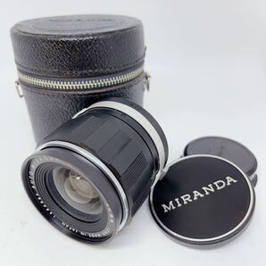 外観美品＊ミランダ AUTO-MIRANDA E 28mm F2.8 カメラ レンズキャップ・ケース付の画像1