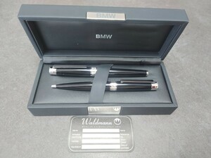 日本国内正規品BMW 万年筆＆ボールペンのセット　Waldmann製　ドイツ製造