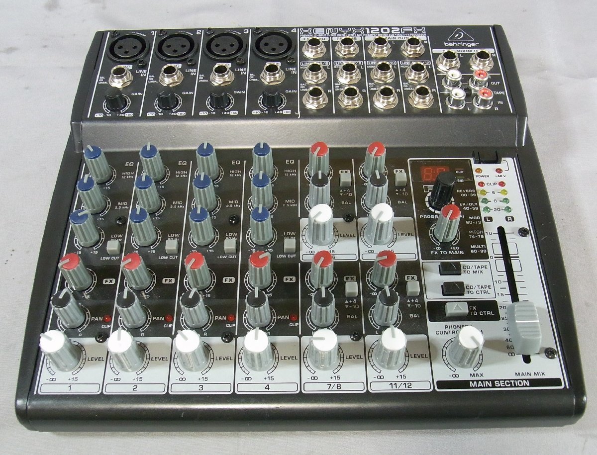 BEHRINGER XENYX 1202FX ベリンガーアナログミキサー 付属無 | JChere