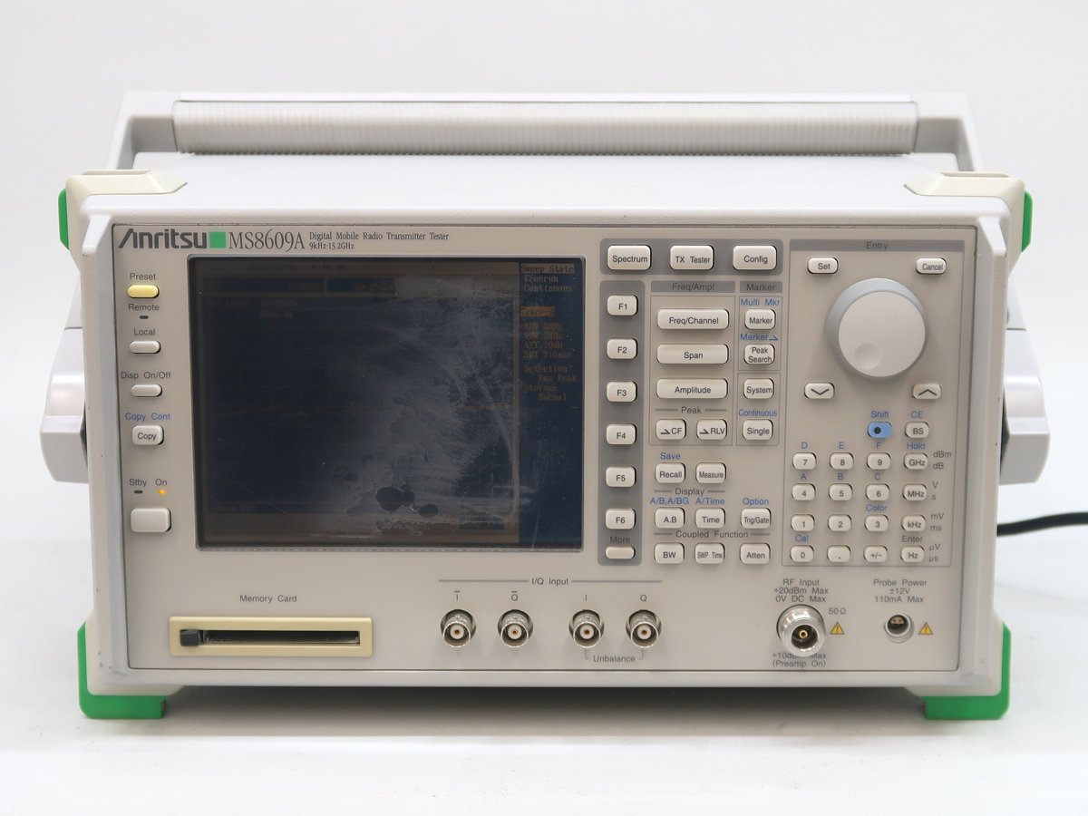 現状渡し】MS8609A ディジタル移動無線送信機テスタ 9 kHz ～ 13.2 GHz