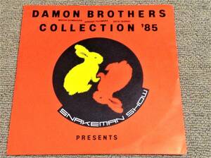 SNAKEMAN SHOW プ口モ盤EP「DAMON BROTHERS COLLECTION '85」スネークマン・ショー 藤原ヒロシ 屋敷豪太 桑原茂一 こだま和文 YMO