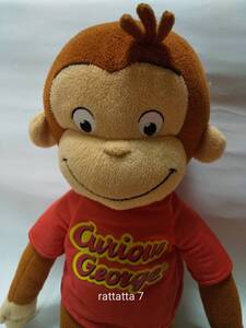 *Curious George* Curious George *.... George * red shirt * soft toy * monkey * doll 