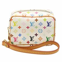 ★A2851 新同!! ルイヴィトン モノグラム マルチカラー トゥルース ワピティ ポーチ M58033 ブロン LOUIS VUITTON レディース★_画像1