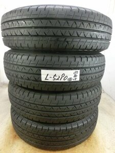 L-5290 中古タイヤ ヨコハマ BluEarth-Van RY55 195/80R15 107/105N (4本)