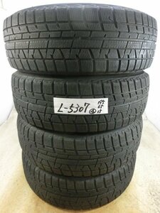 L-5307 中古スタッドレス ヨコハマ アイスガード iG50 PLUS 195/65R15 91Q (4本)