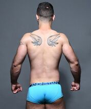 即決新品 92338-水S-アンドリュー クリスチャン Andrew Christian CoolFlex Modal Boxer w/Show-it 空色 現品表記サイズ S_画像5