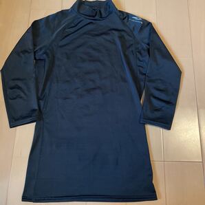 送料無料 TIGORA モックネックシャツ ハイネック 150cm アンダーシャツ 黒ブラック 送料込み