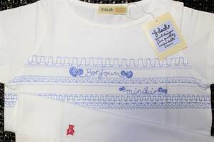 か　新品本物即決　100cm　ファミリア　familiar　半袖Tシャツ　日本製　綿100%　483032