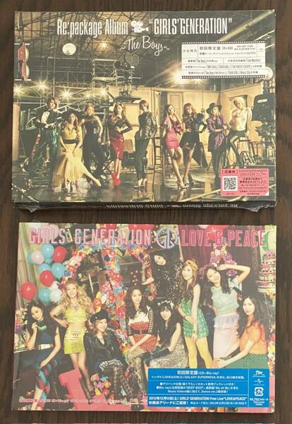 少女時代 GIRLS' GENERATION [LOVE&PEACE] [Re:package Album &#34;GIRL'S GENERATION&#34;～The Boys～] 未開封品 2枚セット