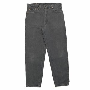  Levi's 550 black Denim USA made 90*s buggy W38 7212