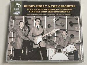 【4枚CD超美品】buddy holly & the crickets/six classic albums plus bonus singles and session tracks/バディ・ホリー＆ザ・クリケッツ