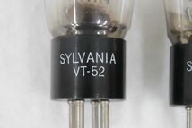 Sylvania シルバニア VT-52 Vacuum Tube 真空管 2本セット (2380390)_画像2