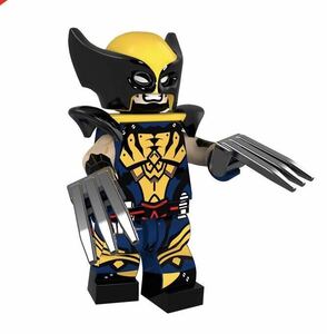 1体　ローガン ウルヴァリン x-men dcコミック　　マーベル　ミニフィグ LEGO 互換 ブロック ミニフィギュア レゴ 互換 r