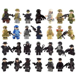 警察　特殊部隊　swat 軍人　28体セット　ブロック　ミニフィグ レゴ　LEGO 互換 ミニフィギュア　hk1