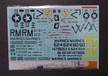 CTA-35 1/48 CTA グラマン EA-6A イントルーダー 電子戦機型用デカール アメリカ海兵隊_画像2