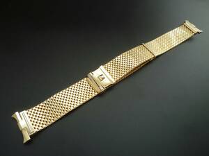 * unused dead stock goods * JB CHAMPION 10K gold .1960 period made mesh band belt beautiful beautiful goods *