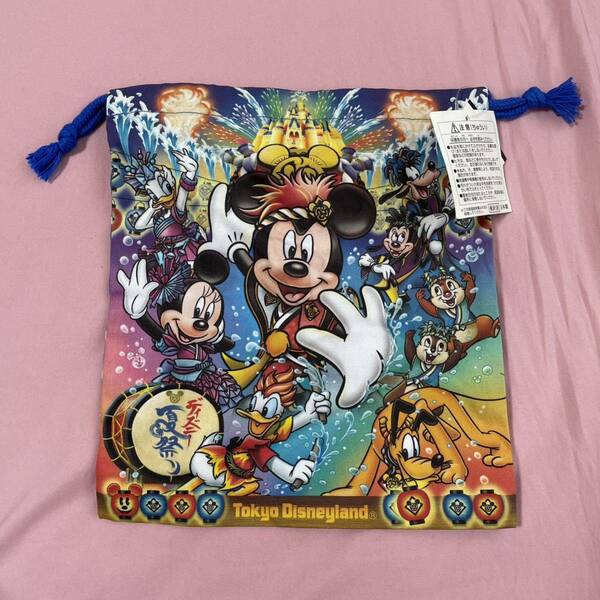 ★新品★東京ディズニーランド　夏祭り　巾着袋　ミッキー ミニー　tdl