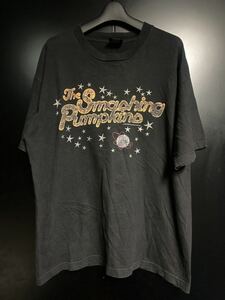 激レア90'S当時物Smashing Pumpkins Tシャツ ヴィンテージ　サイズL ブラック　 スマッシングパンプキンズ　コピーライト　giantタグ