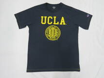 418　CHAMPION チャンピオン [UCLA DRYSAVER] Tシャツ　紺（M）_画像1