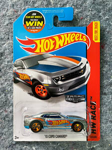 Hot Wheels 2015 Walmart Exclusive Zamac '13 Copo Camaro ホットウィール ウォルマート限定 ザマック カマロ