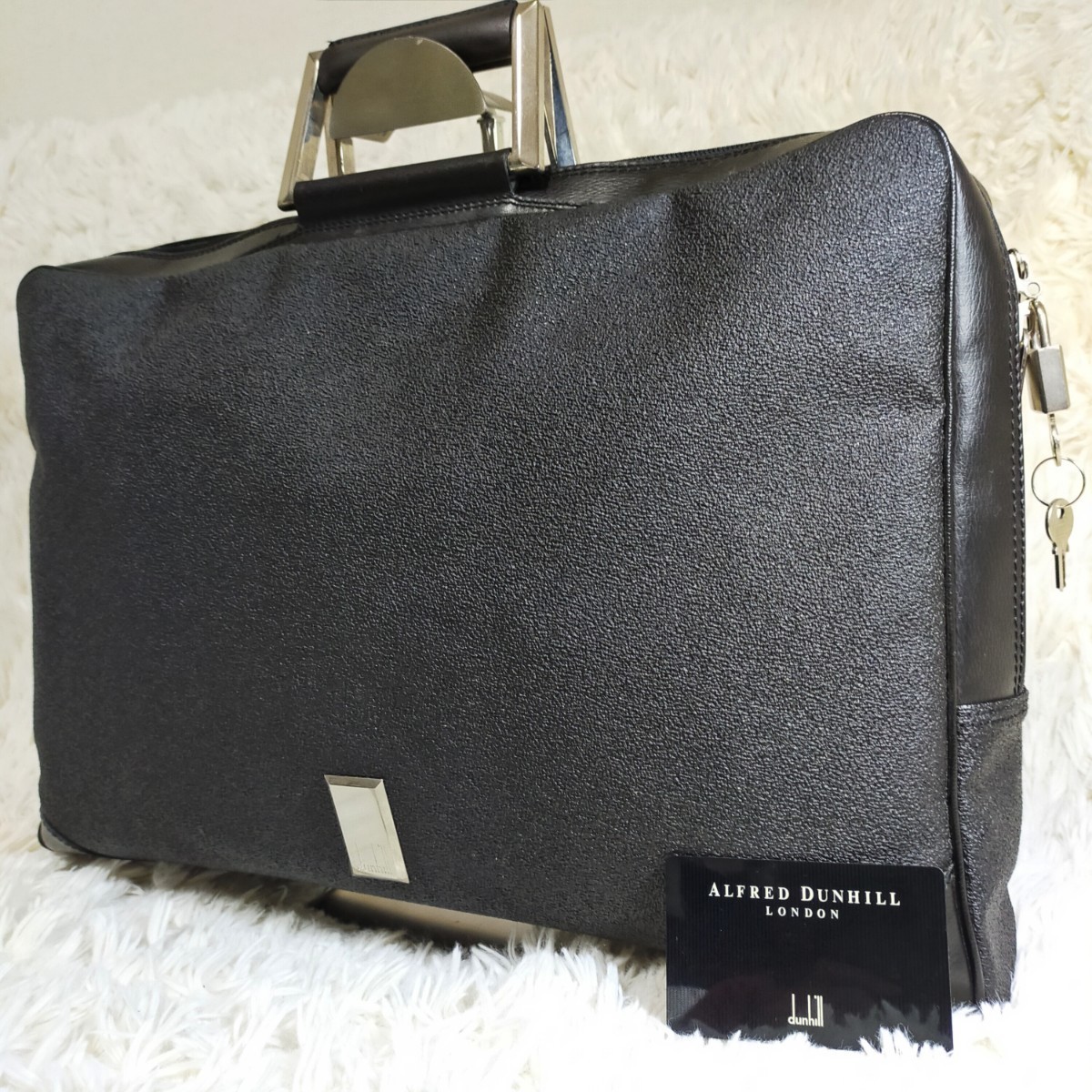 美品○ダンヒル dunhill ビジネスバッグ ブリーフケース トート メンズ