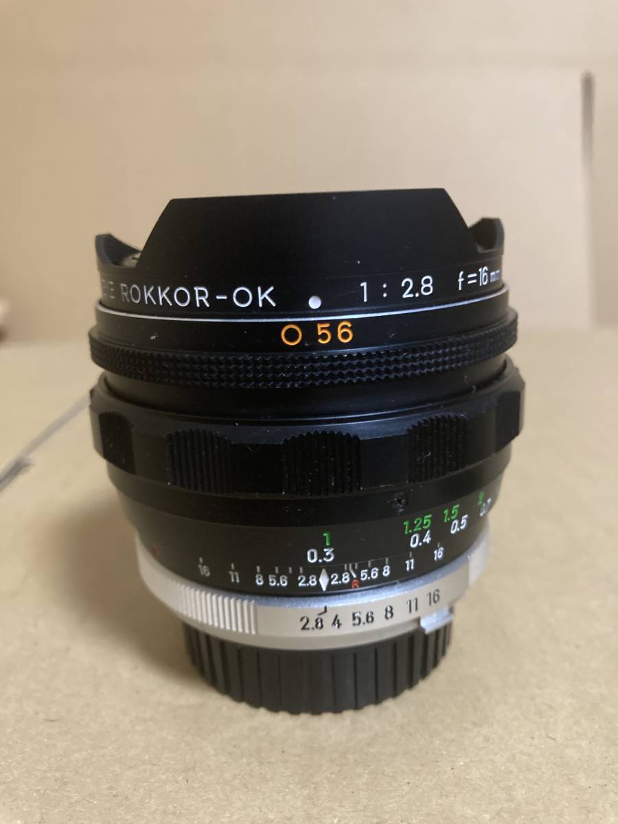 MINOLTA MC FISH-EYE ROKKOR-OK 16mm F2.8 ミノルタ カメラレンズ