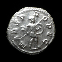 【古代ローマコイン】Gordian III（ゴルディアヌス3世）クリーニング済 シルバーコイン 銀貨 アントニニアヌス(5_XktxfKBD)_画像2