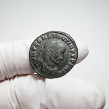 【古代ローマコイン】Constantine I（コンスタンティヌス1世）クリーニング済 ブロンズコイン 銅貨 フォリス(FZJsGu6kXk)_画像4