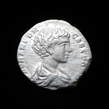 【古代ローマコイン】Caracalla（カラカラ）クリーニング済 シルバーコイン 銀貨 デナリウス(33fYEV_g3r)_画像1